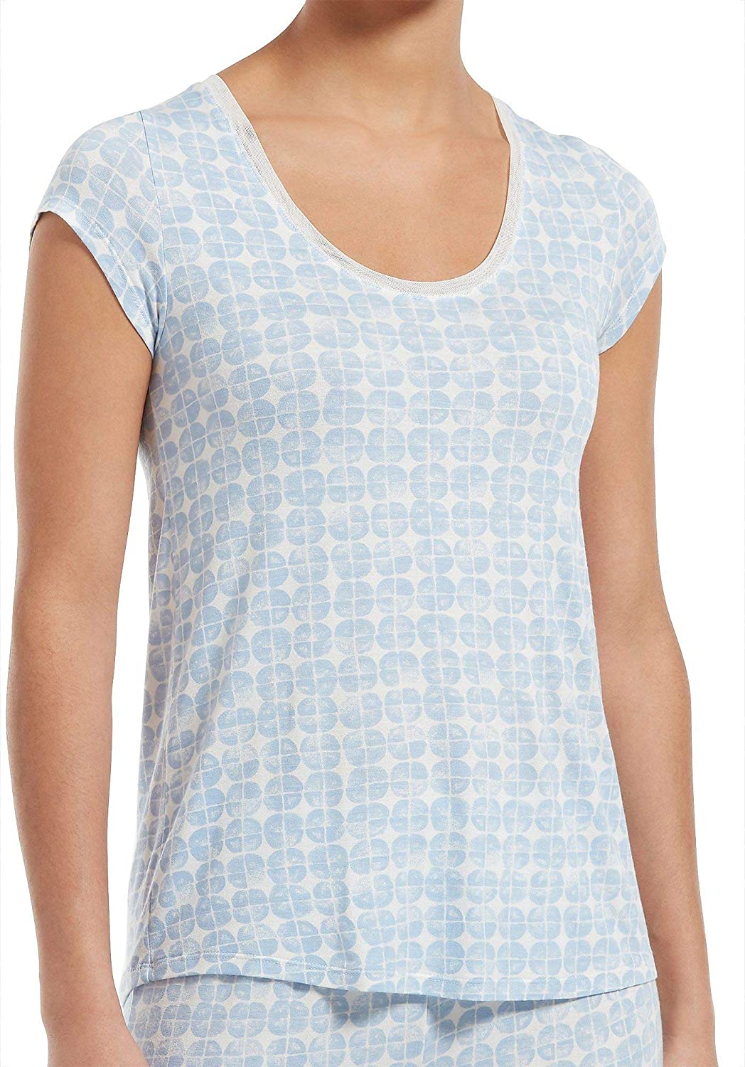 230816053317134_1 HUE Women's Sleepwell Pajama Sleep Top, Made with Temperature Control Temptech Technology - Image 1